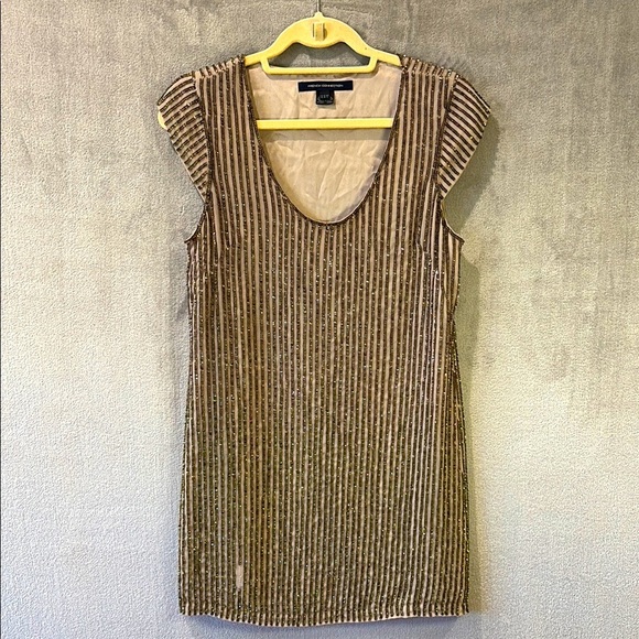 Great Gatsby French Connection Sparkly Dress Sz 6 Party Cocktail New Years Eve - Picture 1 of 8